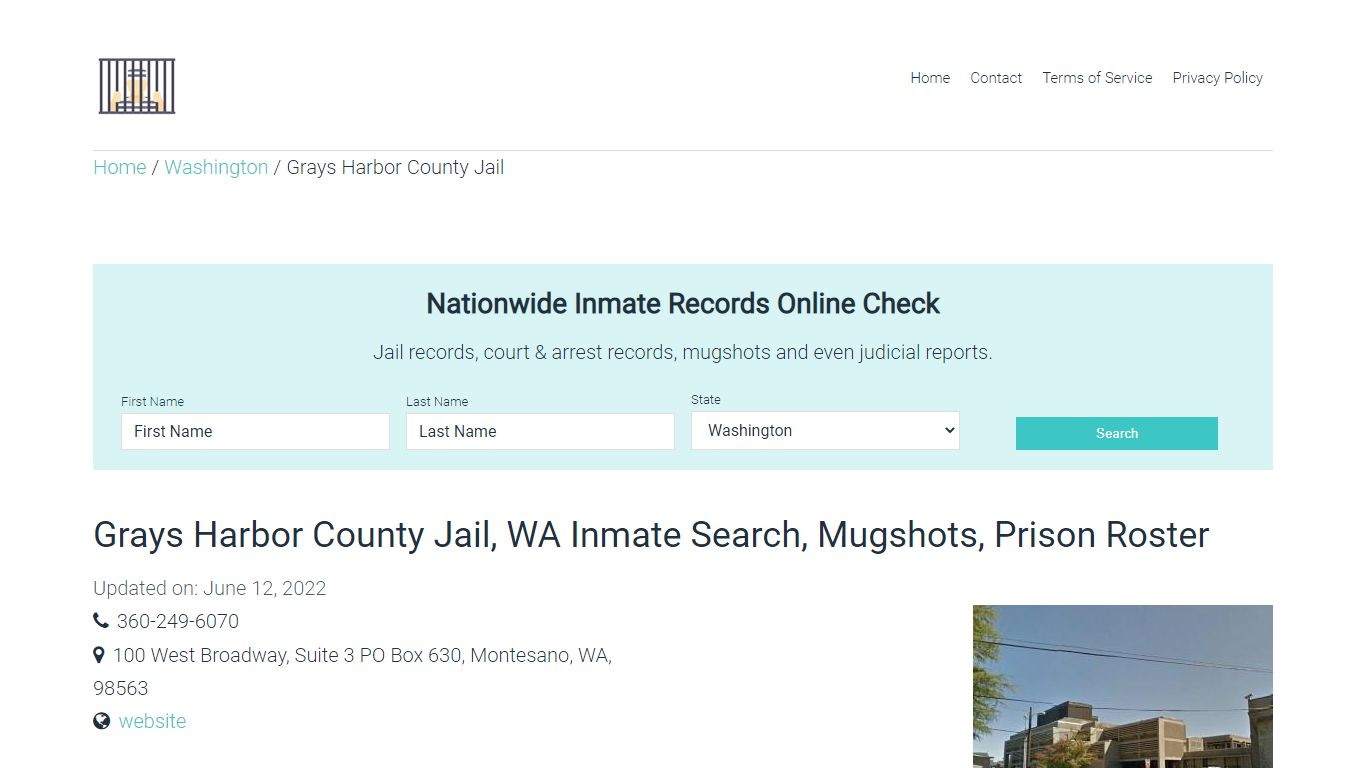 Grays Harbor County Jail, WA Inmate Search, Mugshots ...